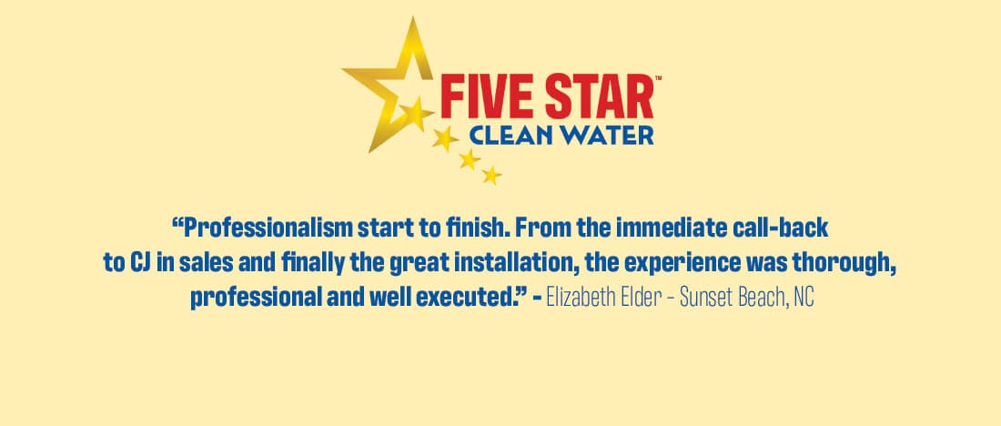 Five Star Clean Water customer review 2